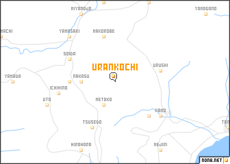 map of Urankochi