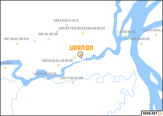 map of Urañon