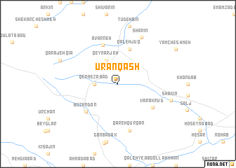 map of Ūranqāsh