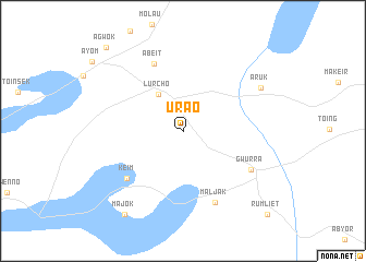 map of Urao