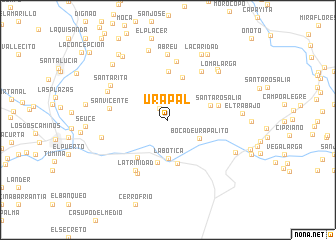 map of Urapal