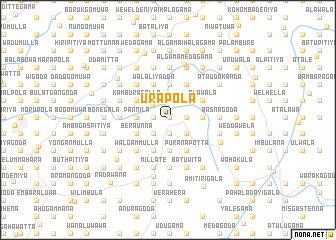 map of Urapola