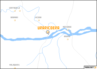 map of Uraricoera