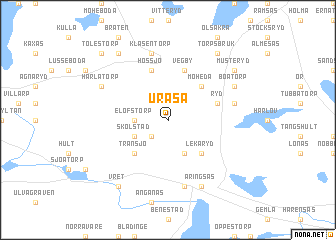 map of Uråsa