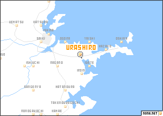 map of Urashiro