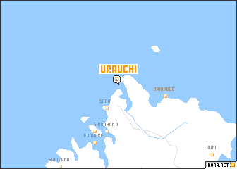 map of Urauchi