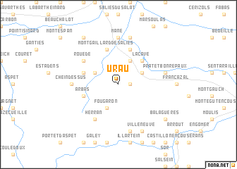 map of Urau