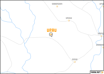 map of Urau