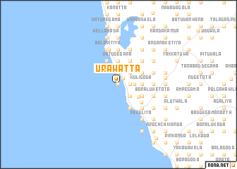 map of Urawatta