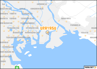 map of Urayasu