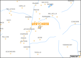 map of Uraychaña