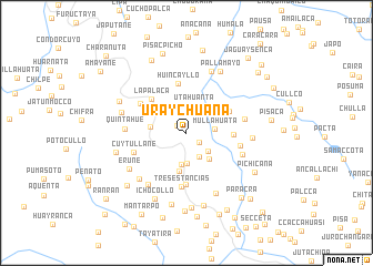 map of Uraychuaña