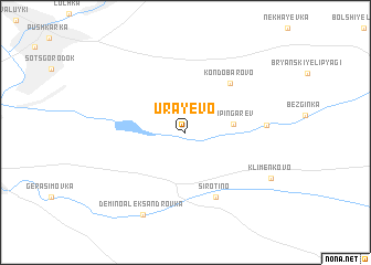 map of Urayevo
