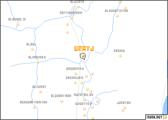 map of ‘Urayj