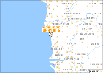 map of Urayong