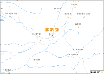 map of ‘Uraysh