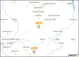 map of Uray