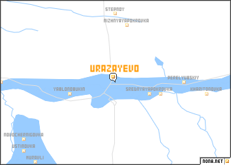 map of Urazayevo