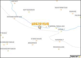 map of Urazayevo