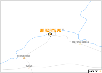 map of Urazayevo
