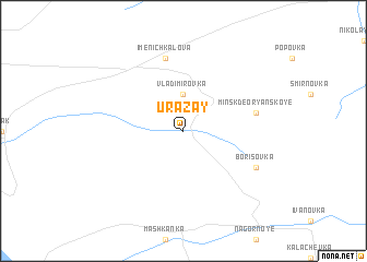 map of Urazay