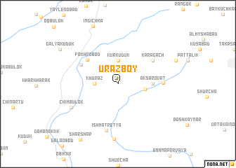 map of Urazboy