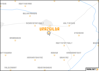 map of Urazgil\