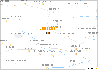 map of Urazkasy