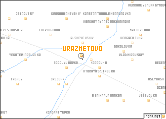 map of Urazmetovo