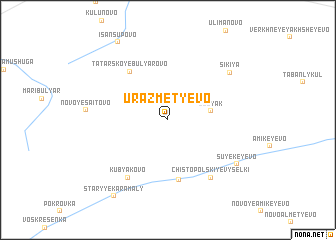 map of Urazmet\