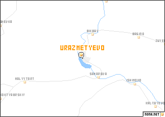 map of Urazmet\