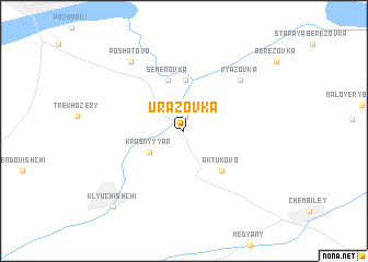 map of Urazovka