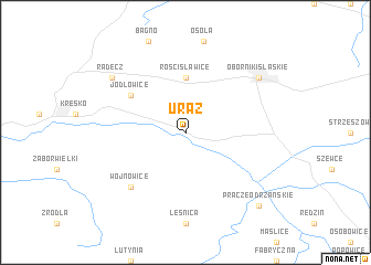 map of Uraz