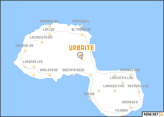 map of Urbaite