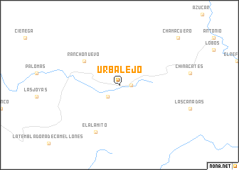 map of Urbalejo