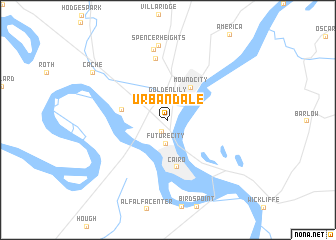map of Urbandale