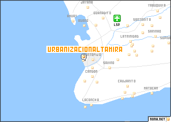 map of Urbanización Altamira