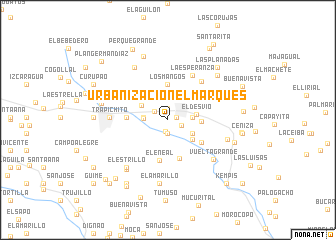 map of Urbanización El Marqués