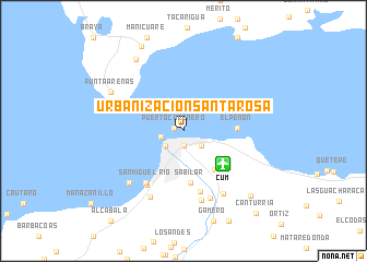 map of UrbanizaciónSanta Rosa