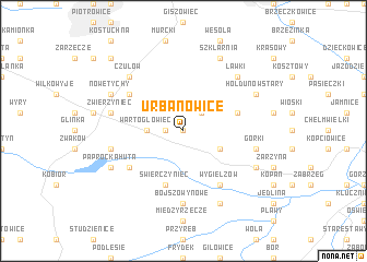 map of Urbanowice