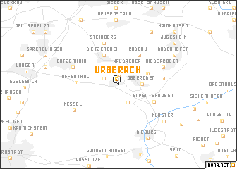 map of Urberach