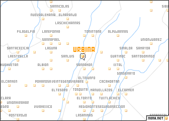 map of Urbina