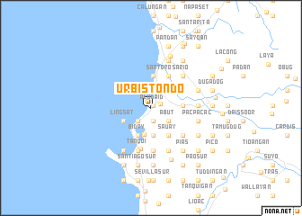 map of Urbistondo