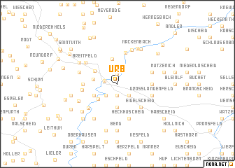 map of Urb