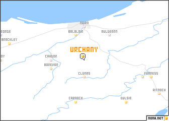 map of Urchany