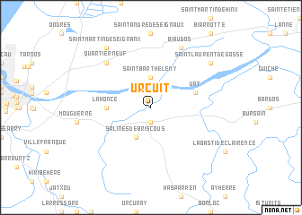 map of Urcuit