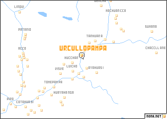 map of Urcullo Pampa