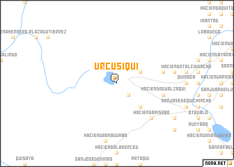 map of Urcusiqui