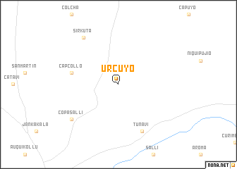 map of Urcuyo