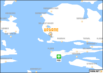 map of Urdane